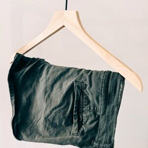 American Eagle army green low rise shorts